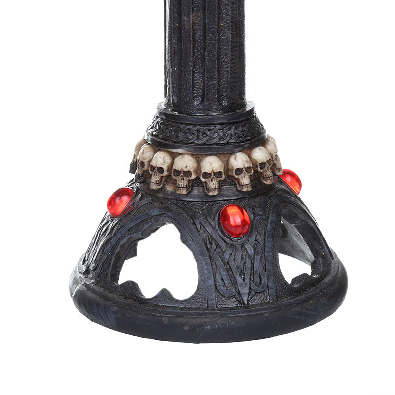 Absence Of Light - The Nevermore Gothic Home Decor Resin Candlestick