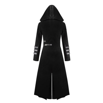 Alaric - The Nevermore Steampunk Gothic Hooded Coat for Men