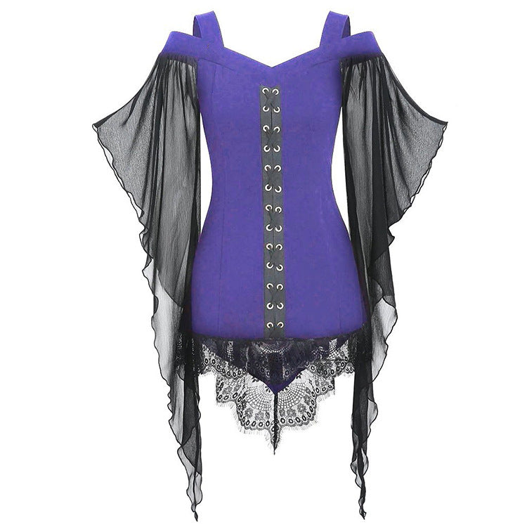 This wonderful outfit is available in shades of purple, gray, green and black, each shade infused with its own charm. As for the sizes of this magical creation: S, M, L, XL, and XXL.