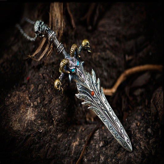 Ancient Sword - The Nevermore Gothic Pendant Necklace