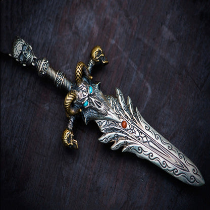 Ancient Sword - The Nevermore Gothic Pendant Necklace