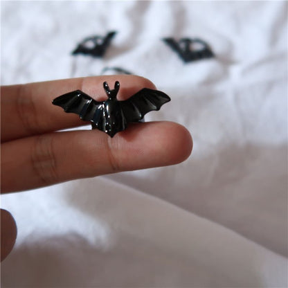 Annabelle Severed Black Bat - The Nevermore Gothic Ring