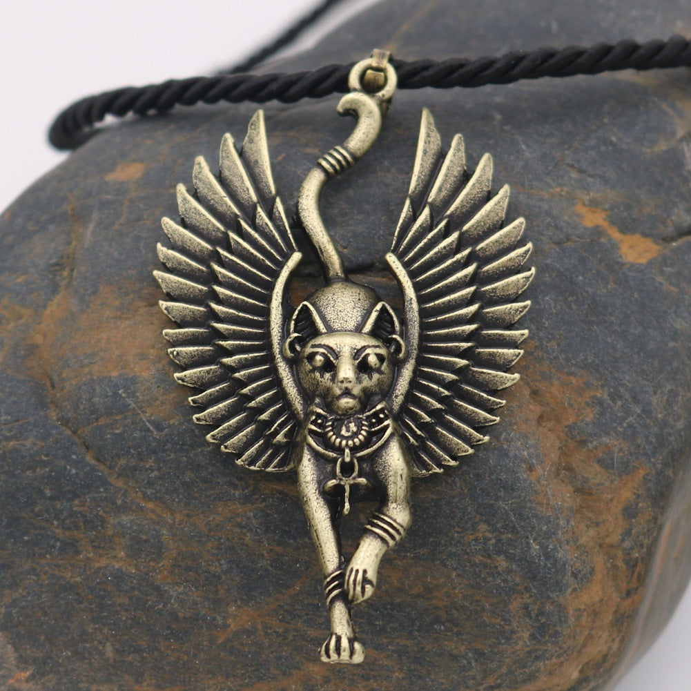 Bastet, The Egyptian Goddess of Beauty - The Nevermore Gothic Pendant Necklace