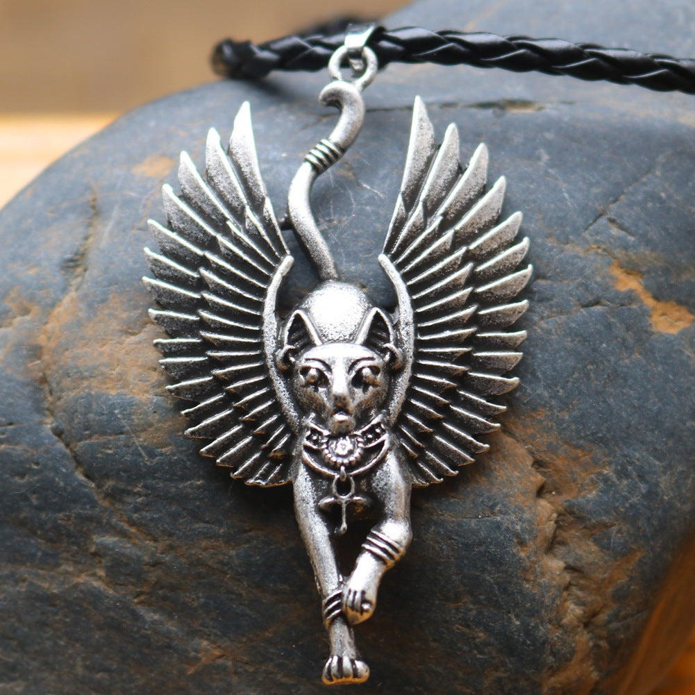 Bastet, The Egyptian Goddess of Beauty - The Nevermore Gothic Pendant Necklace