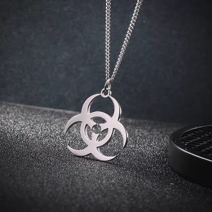 Biochemical Symbol - The Nevermore Gothic Pendant Necklace Titanium Steel