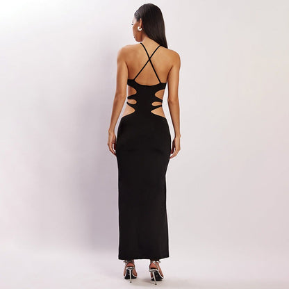 Black Slim-fit Dress - The Nevermore Dress