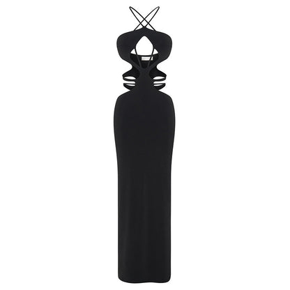 Black Slim-fit Dress - The Nevermore Dress