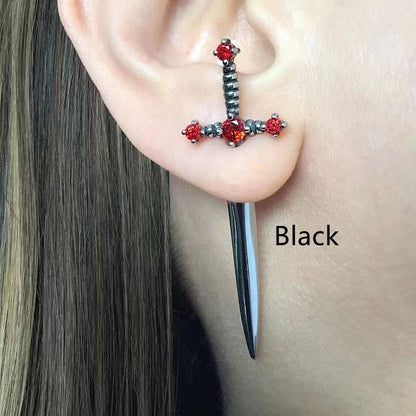 Blade Sorrow Dagger - The Nevermore Gothic Earrings