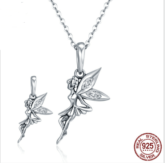 Blossom Sprite - The Nevermore Pendant Necklace for Women in 925 Silver