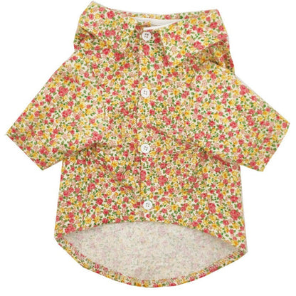 BlossomCozy Pet Flower Shirt - The Nevermore Fall Winter Pet Apparel