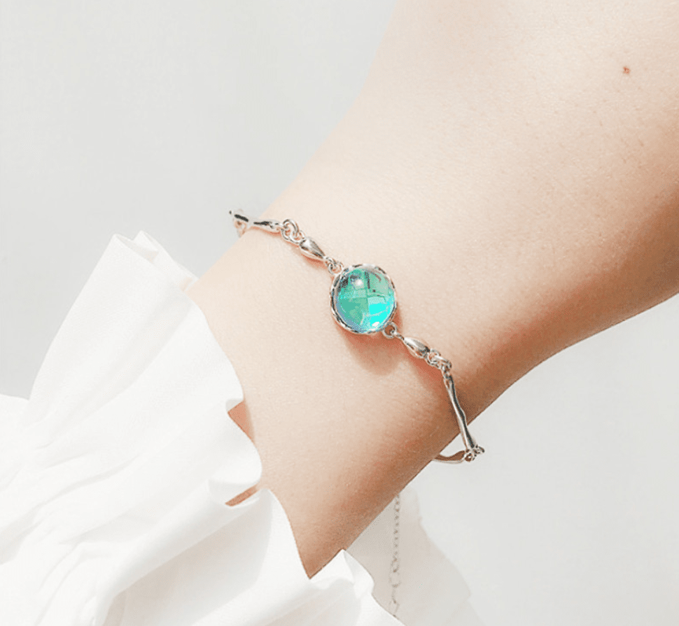 Blue Everyday Joy - The Nevermore Silver Women's Bracelet