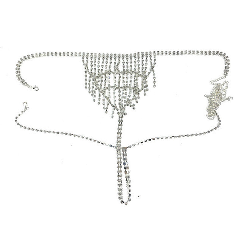 Body Chain with Rhinestone a Jewelry for Waist - The Nevermore Body Chains for Women