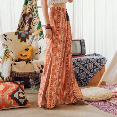 Bohemian Chiffon trousers - The Nevermore Boho Pants