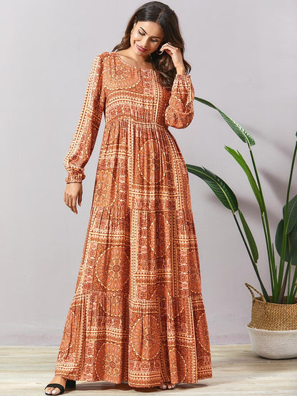 Bohemian dress pleated - The Nevermore Boho Dresses