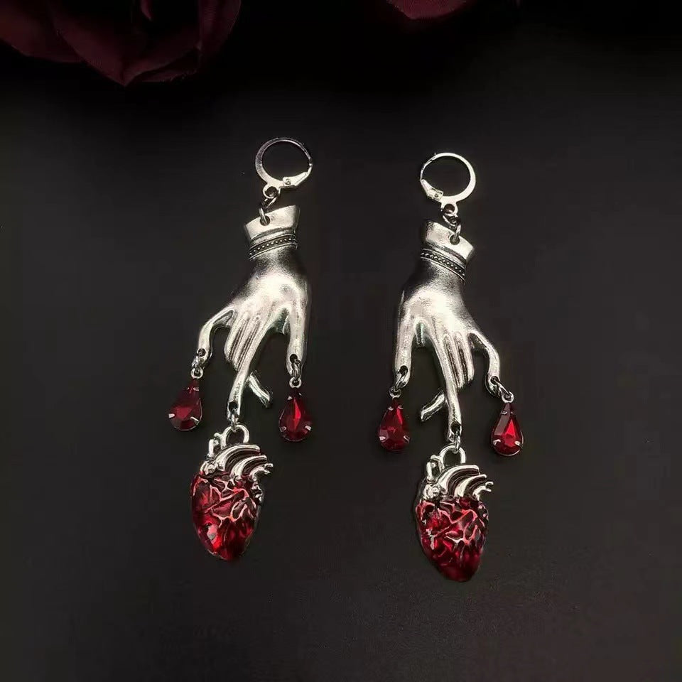 Cackletwist Witch - The Nevermore Gothic Earrings for Women