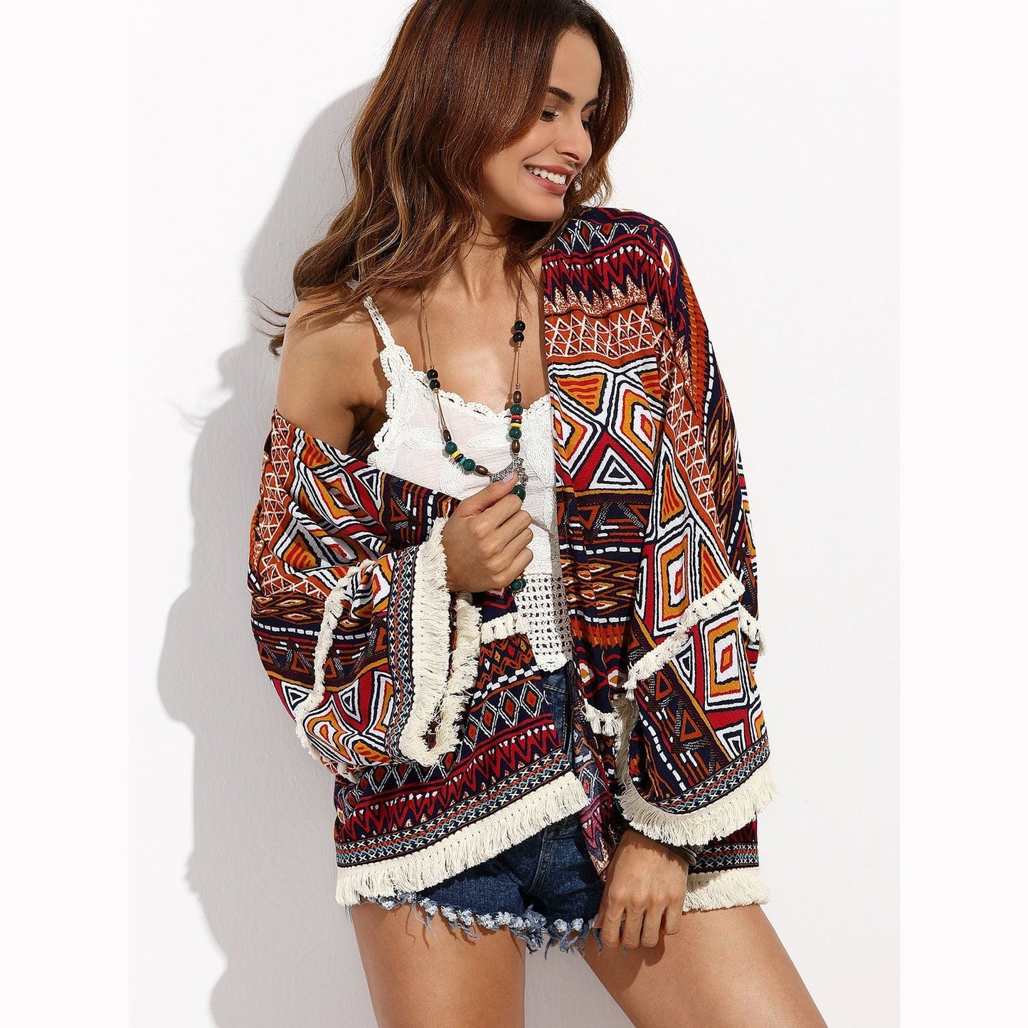 Callie Edwards - The Nevermore Boho Coat fringed cardigan top