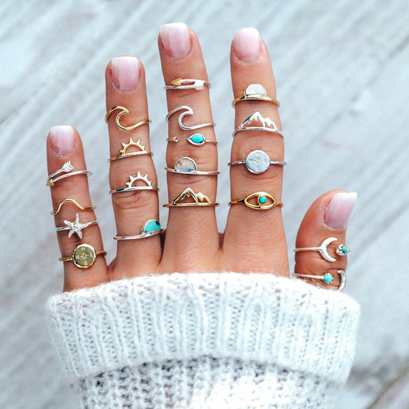 Chic Collection - The Nevermore Set of Women's Rings