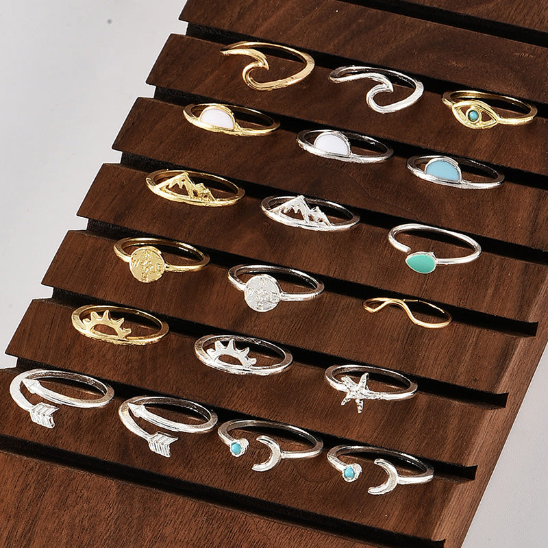 "Chic Collection" - The Nevermore Set of Women's Rings