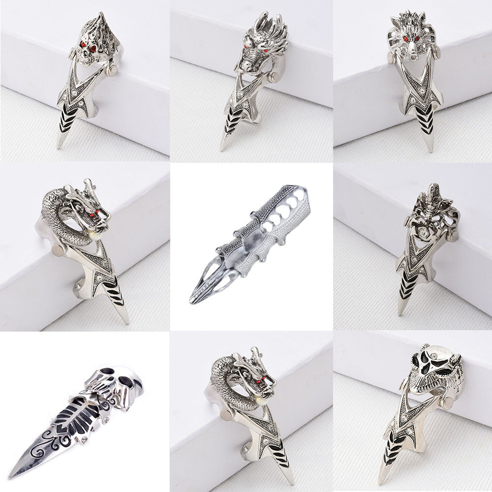 Claws for Aggressive Creatures - The Nevermore Gothic Joint Knuckle Rings For Women and Men