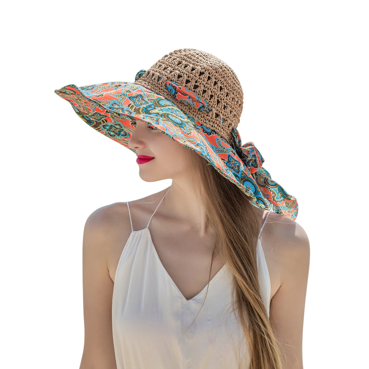 Clement - The Nevermore Boho Beach Hat is a fashionable and functional accessory for sunny days. Made of breathable polyester, this wide-brimmed hat features a high-top style for added protection from the sun. Perfect for beaches and outdoor activities, it comes in four distinct colors, so you're sure to find the perfect fit! Bring a little bit of the beach with you wherever you go.