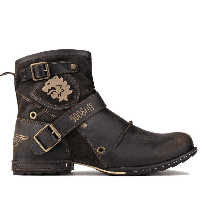 Cobra - The Nevermore Square low heel Rock Boots for Men