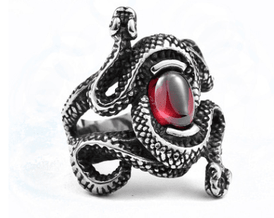 Coiled Snake - The Nevermore Ring