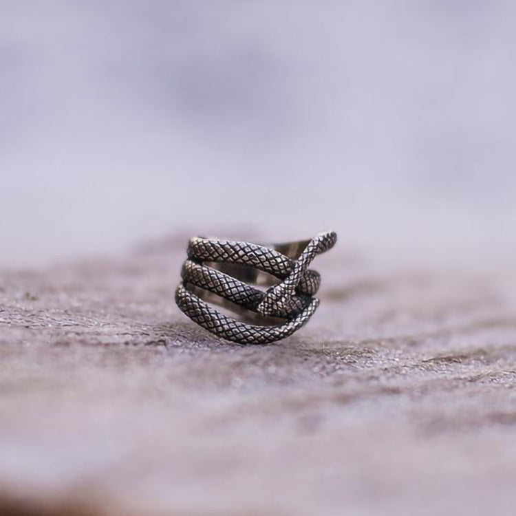 Corvina - The Nevermore Gothic Snake Ring