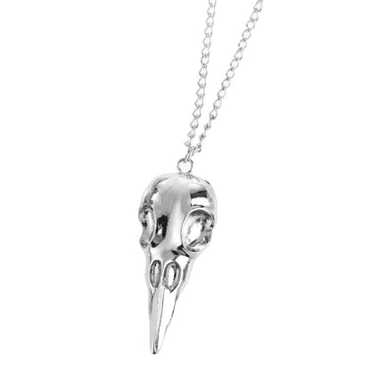 Crow Skull - The Nevermore Gothic Pendant Necklace