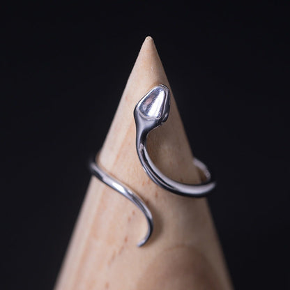 Cute Snake - The Nevermore Ring 925 Sterling Silver