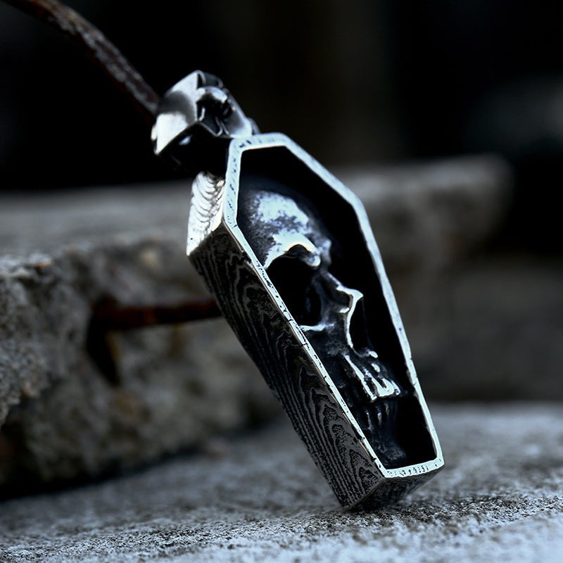 Dark Dynasty - The Nevermore Titanium Steel Men's Pendant