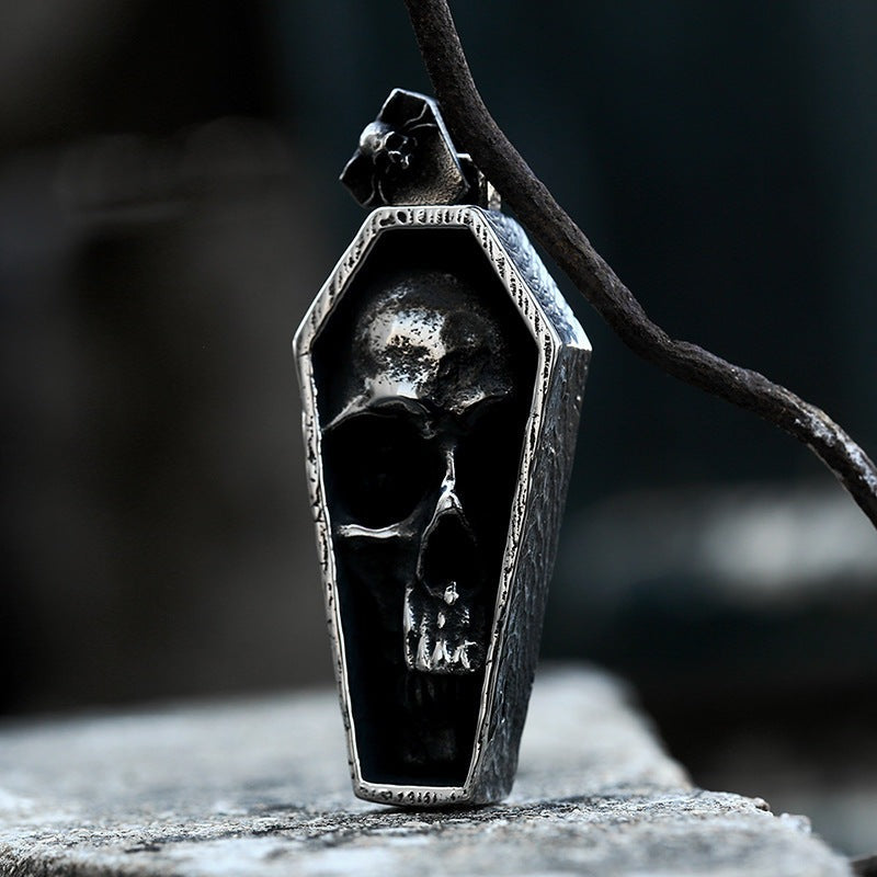 Dark Dynasty - The Nevermore Titanium Steel Men's Pendant