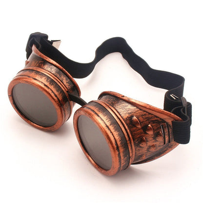 Darkened Chrono Specs - The Nevermore Steampunk Goggles for Men & Women