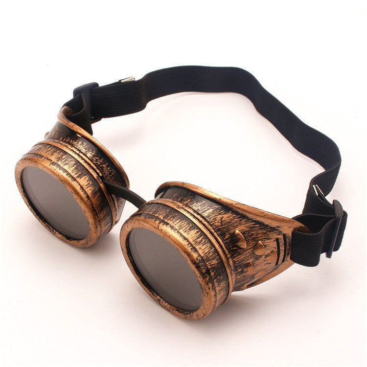 Darkened Chrono Specs - The Nevermore Steampunk Goggles for Men & Women