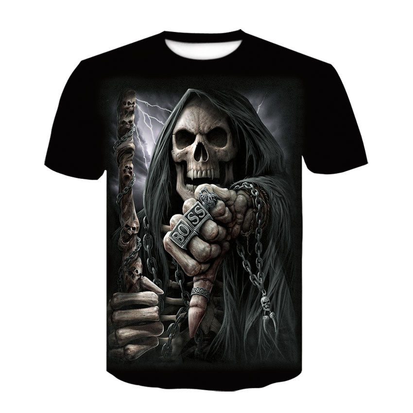 Death Skulls - The Nevermore Gothic T-Shirts for Men & Women