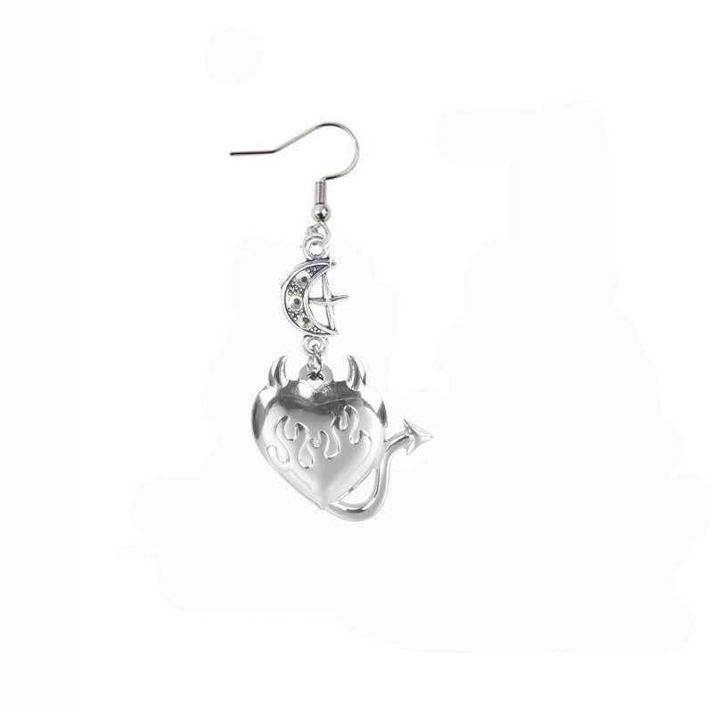 Devil's Heart - The Nevermore Gothic Earrings