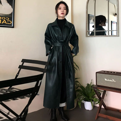 Dorie - The Nevermore Leather Windbreaker Coat