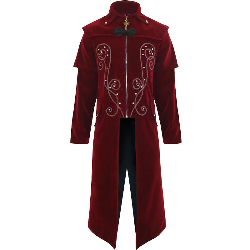 Eclipse Veil - The Nevermore Gothic Coat for Men