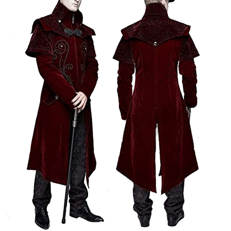 Eclipse Veil - The Nevermore Gothic Coat for Men