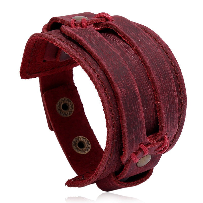 Edwardian Wrist Bands - The Nevermore Steampunk Leather Bracelet