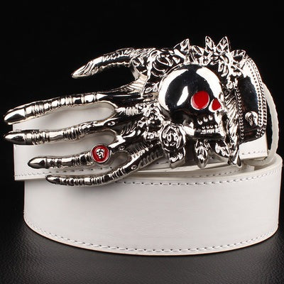 Ellington Ethergrave - The Nevermore Gothic Belt Skull Big Head