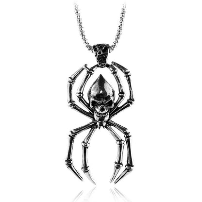 Emerald Spider Toxin - The Nevermore Gothic Pendant Necklace