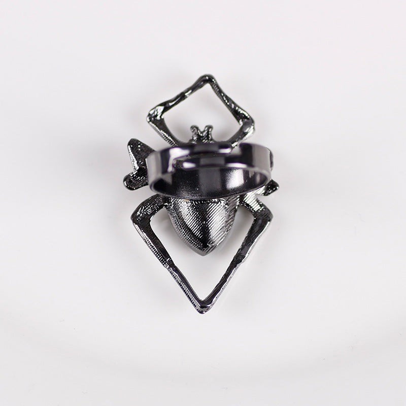 Emerald Spider Toxin - The Nevermore Gothic Ring