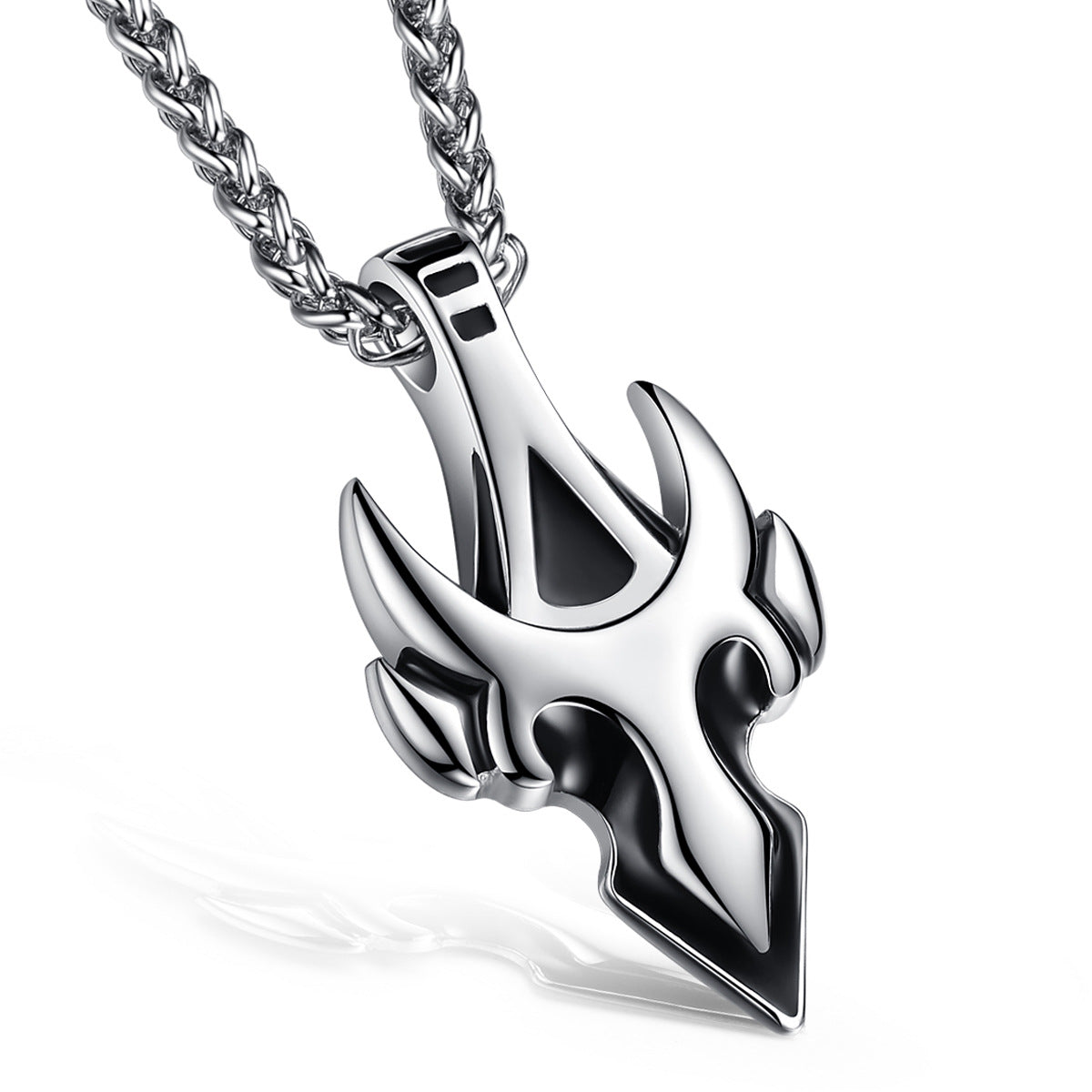 Eternal Shadow Amulet - The Nevermore Gothic Titanium Steel Pendant Necklace