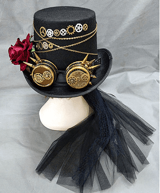 Evie Reedham - The Nevermore Steampunk Hat for Women