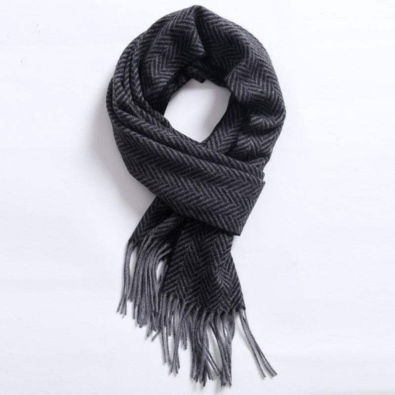 Executive Elegance - The Nevermore Business cashmere scarf