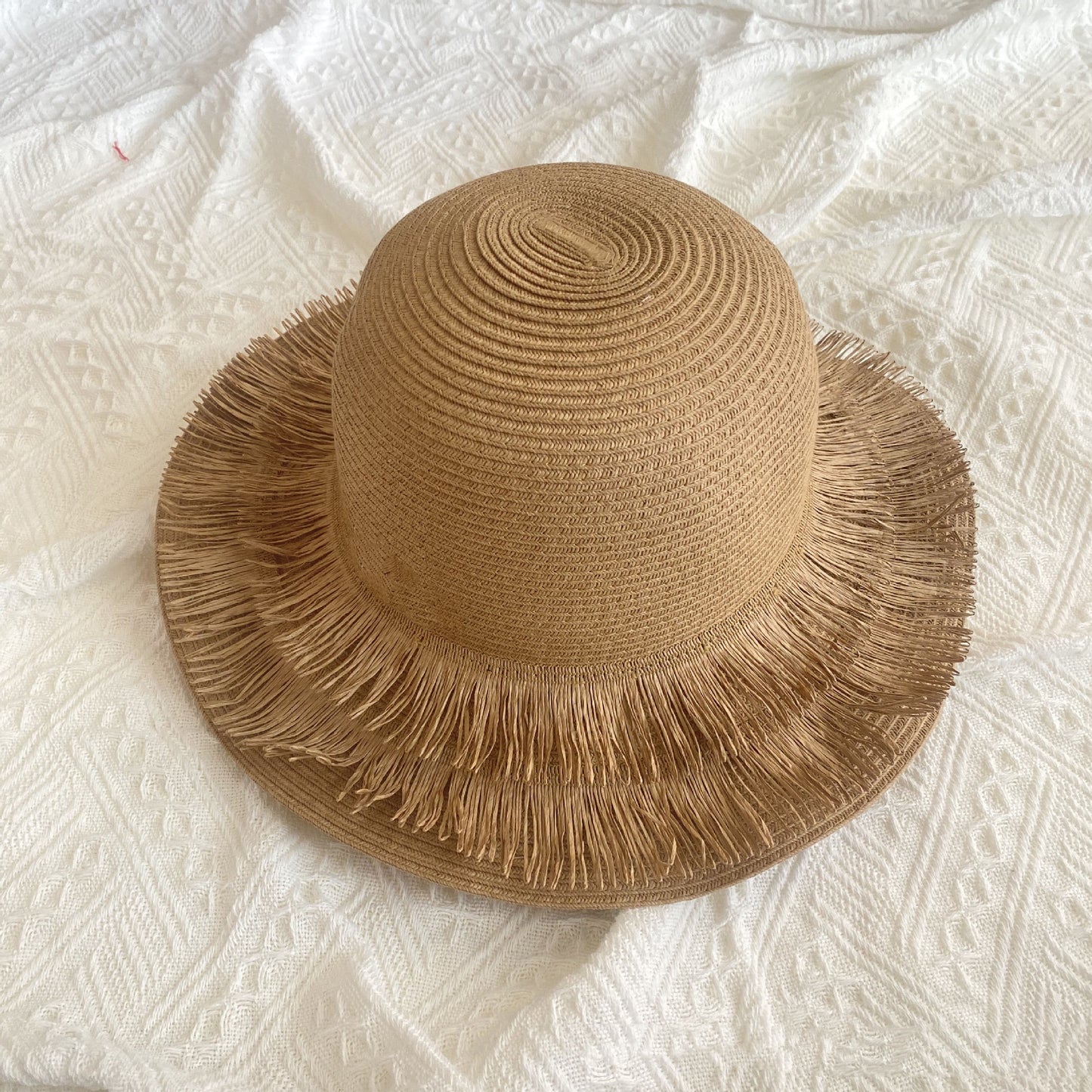 Sunset Charm - Woven Straw Hat by The Nevermore