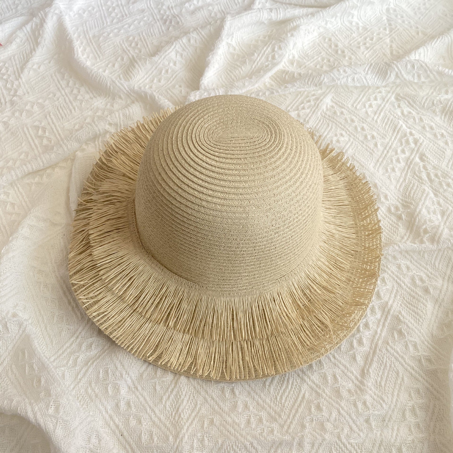 Sunset Charm - Woven Straw Hat by The Nevermore