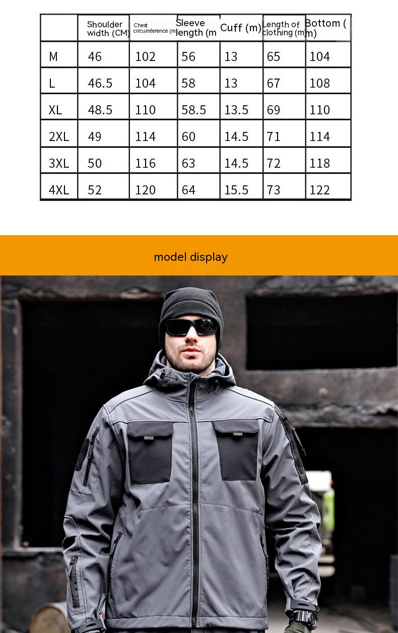 Falkor Thunderstrike - The Nevermore Tactical Windbreaker Waterproof Jacket for Men