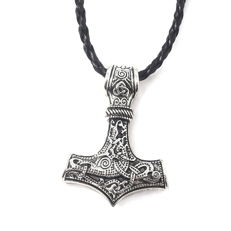 Fritjof Thor's Hammer - The Nevermore Norse Vikings Pendant Necklace for Men