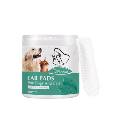 GentleGlide Pet Ear Cleaning Finger Stall: Cat and Dog Ear canal cleaning tool - The Nevermore Pet Health Products